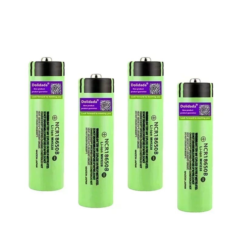 3.7V 3400mAh NCR18650B 34B Rechargeable Battery with Top Button: Perfect Power Source for Flashlights & Toys