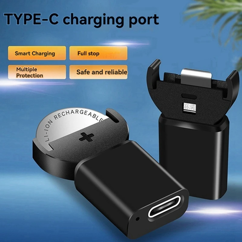 Type-C Li-Ion Charger LIR2032 LIR1632 LIR2025 LIR2016 LIR2032H Button Cell Battery Adapter USB C Fast Charging Charger