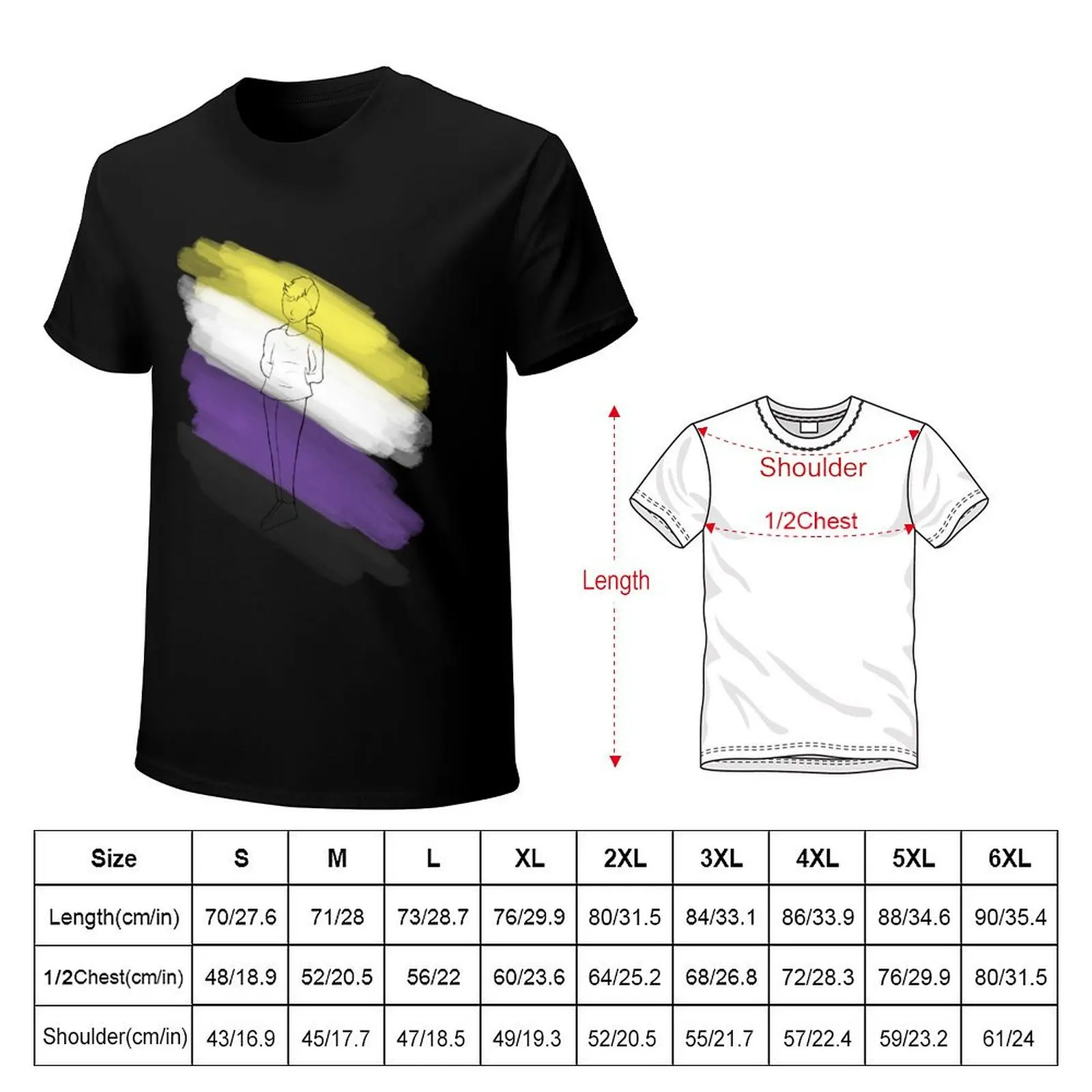 Non-binary pride T-Shirt mens graphic t shirts T-Shirt