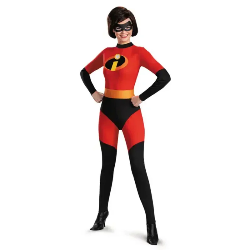 Elastigirl هيلين بار السيدات هالوين زي لا يصدق 2 بذلة زي الكبار امرأة تأثيري M17