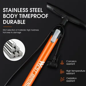 مضخة هواء عالية الضغط الغربي للدراجات ، 160PSI ، لشريدر ، بريستا ، MTB ، دراجة ، ركوب الدراجات ، الإطارات ، الكرة ، الدراجة النارية ، السيارة أعلى 6 مبيعات لوحة G42 - رقم 5