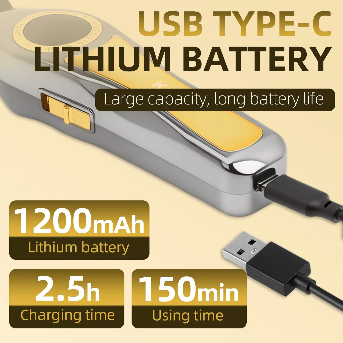 Kemei KM-1784 مشابك شعر كهربائية للرجل المهنية اللاسلكية آلة قطع الشعر أداة تهذيب اللحية الحلاق القاطع قابلة للشحن