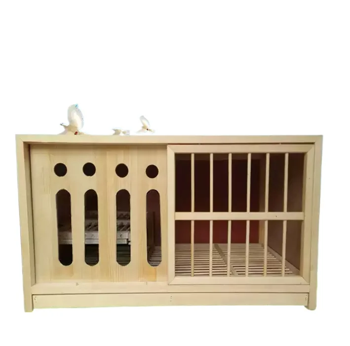Wooden Pigeon Nest Box, Environmental‑Friendly Racing Pigeon Breeding Cage For Pigeon Reproduction
