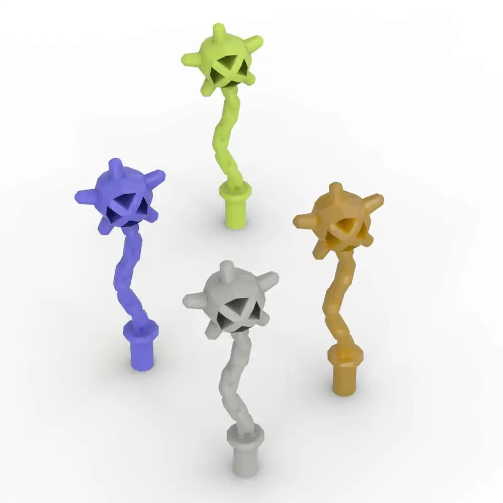 

MOC 10 шт. 59232 портативная одежда для тела, оружие, кирпич, шипы, цепочка, сменный строительный блок, игрушки для взрослых и мальчиков, праздничные подарки