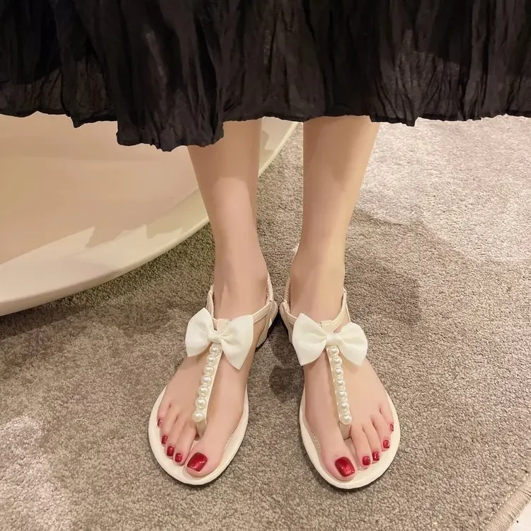 

Сандалии большого размера на прозрачном каблуке с жемчугом, туфли с бантом, костюм, женские бежевые лоферы без шнуровки, летние женские шлепанцы на платформе, большие черные El