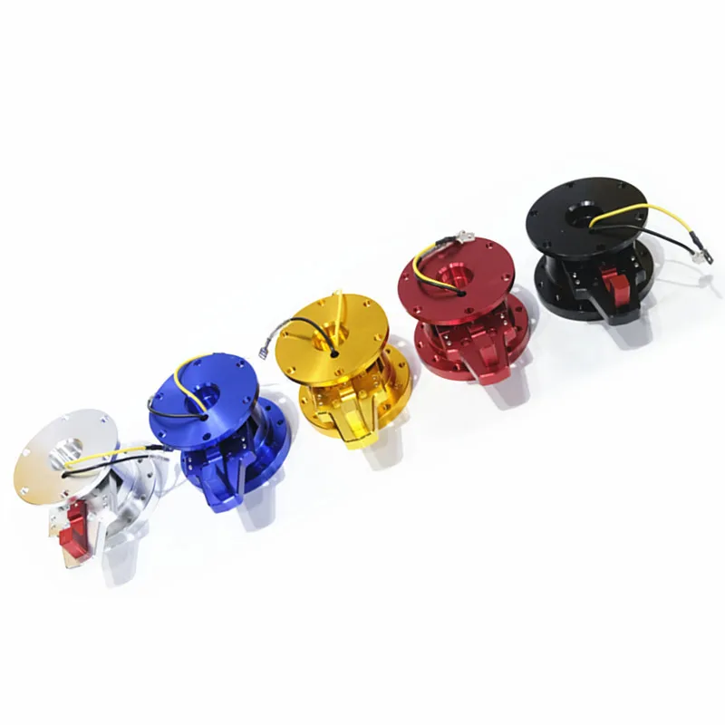 For Universal Car Racing Steering Wheel Quick Release Hub Competition Latch Folding Quick Disconnect Auto Racing Refit Accessory