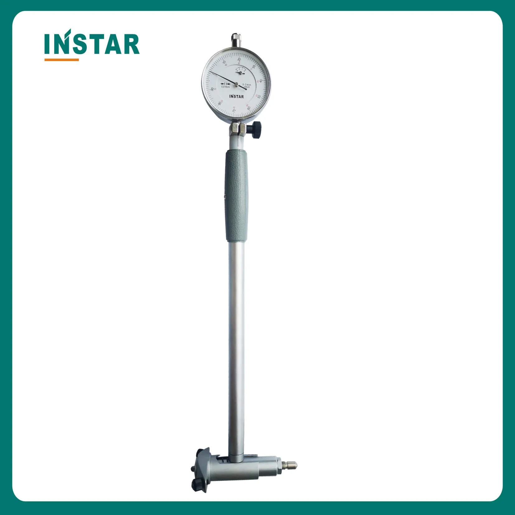 INSTAR Dial Bore Gauge 10-18mm 0.01mm Small Dial Shock Proof Industrial Quality Dial Gauge 18-35mm 50-160mm DIN Standard