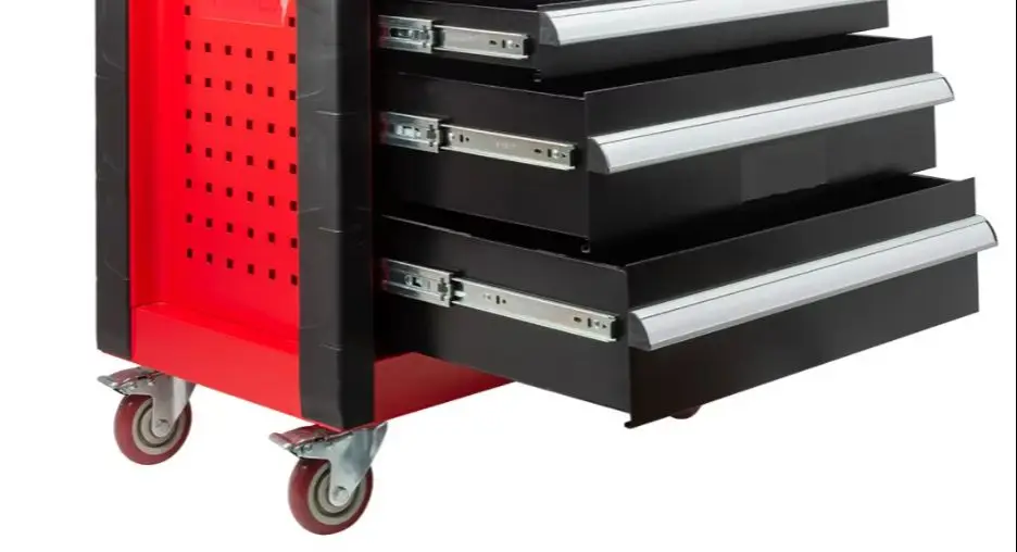 

Прочный 7-секционный инструментальный шкаф на колесах с набором из 420 инструментов, ящик для хранения инструментов для гаража, набор для механиков.