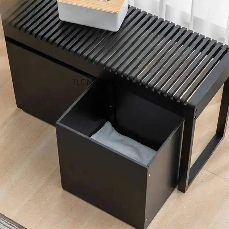Entryway Storage Bench, Stylish Shoe Changing Stool, Compact Design Versatile for Organizing, Perfect for Home Use Storage Bench