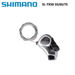 Shimano Tourney TX50 Thumb Shifter Gear Lever 3 6 7 Only One Side Speed MTB For Mountain Bike Thumb Shifter Plus