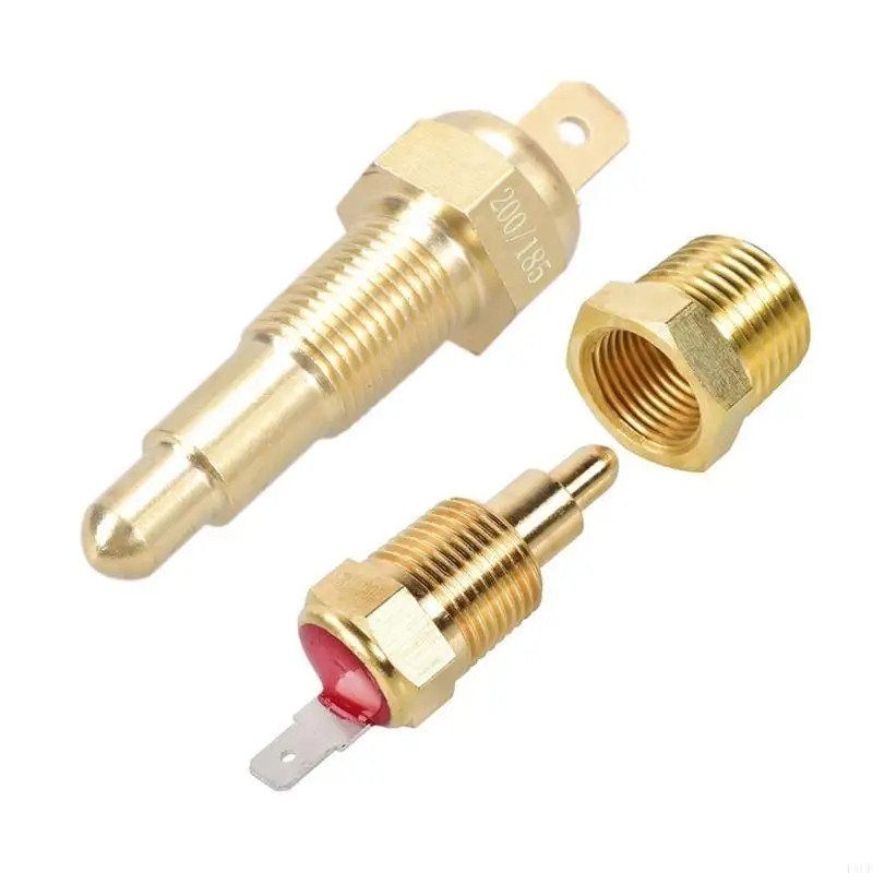 F1CF Energy Saving 3/8Inch NPT Car Engine Cooling Fan Temperature Switch with Quick Response Time for Improved Economy