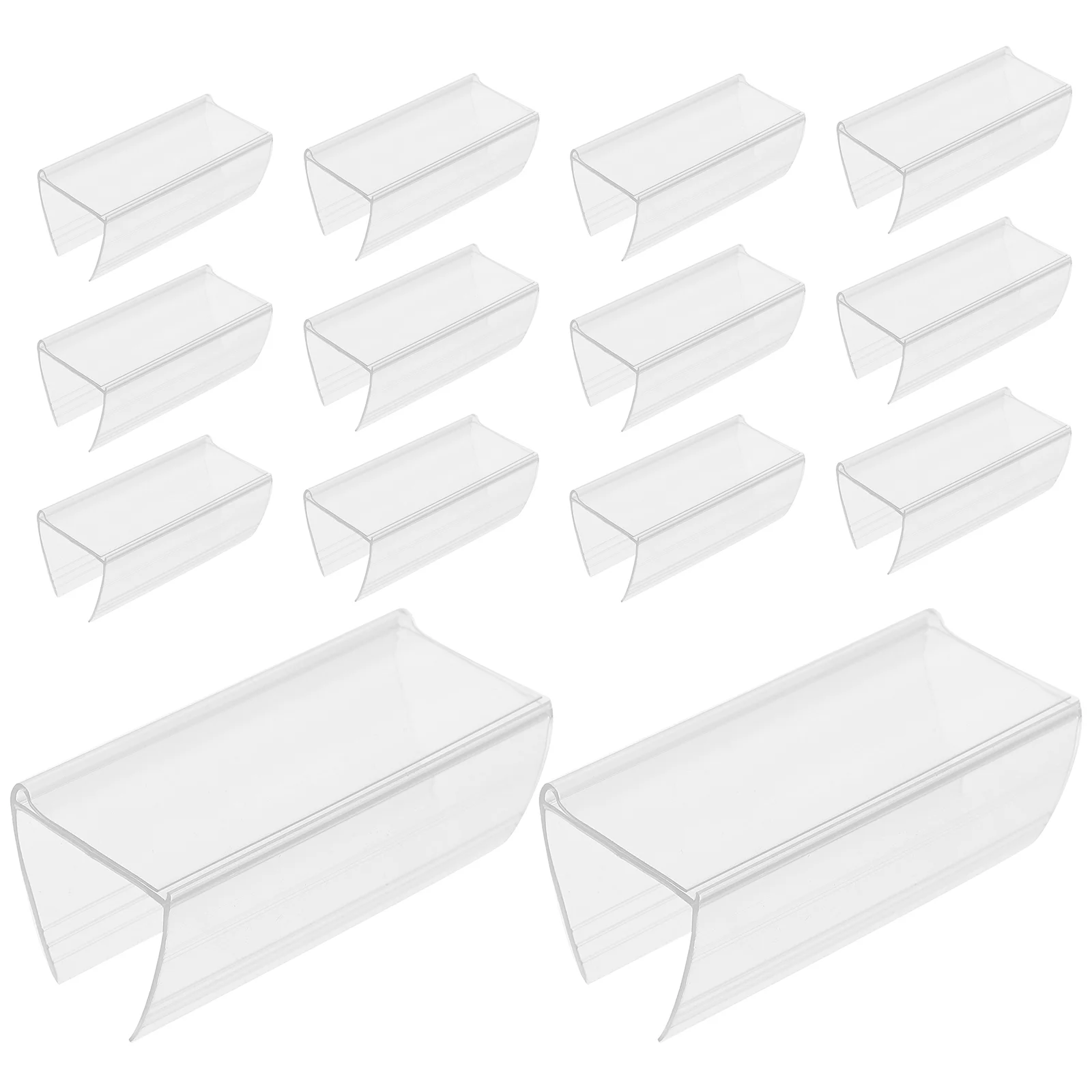 30 Pcs Shelf Label Holder Supermarket Badge Wire Shelving Holders Rack Discount Display Clips for Signage