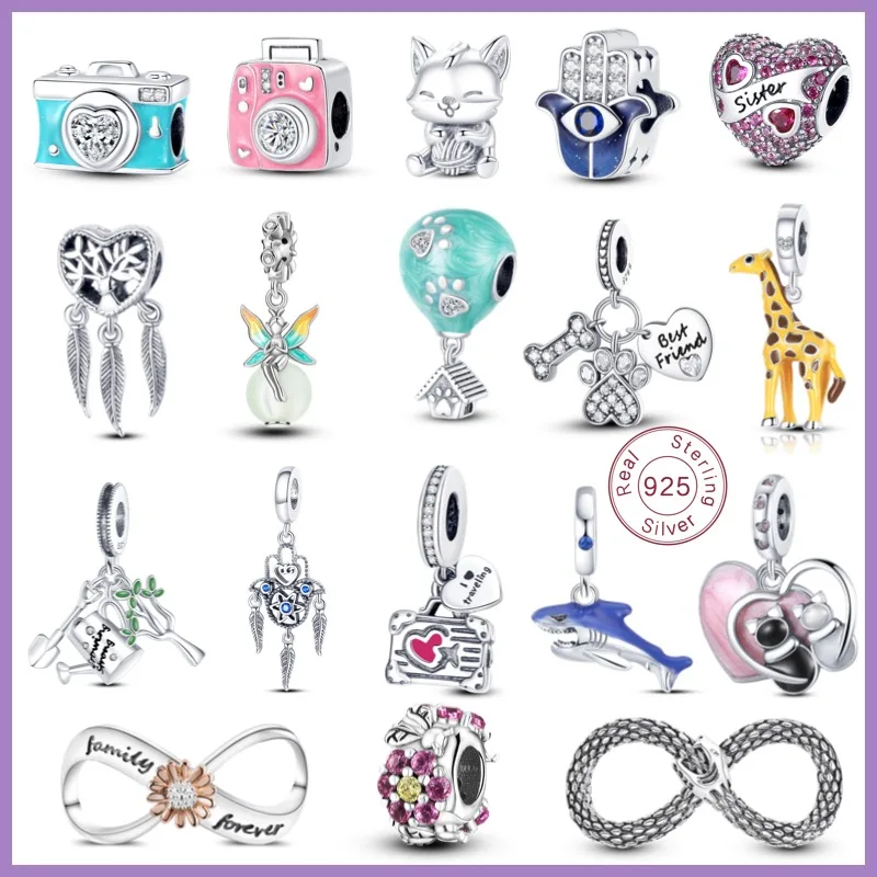 

Оригинальный кулон-шарм из чистого серебра 925 пробы «Ночной светлый эльф», подходит для браслетов, женских ювелирных украшений, подарков