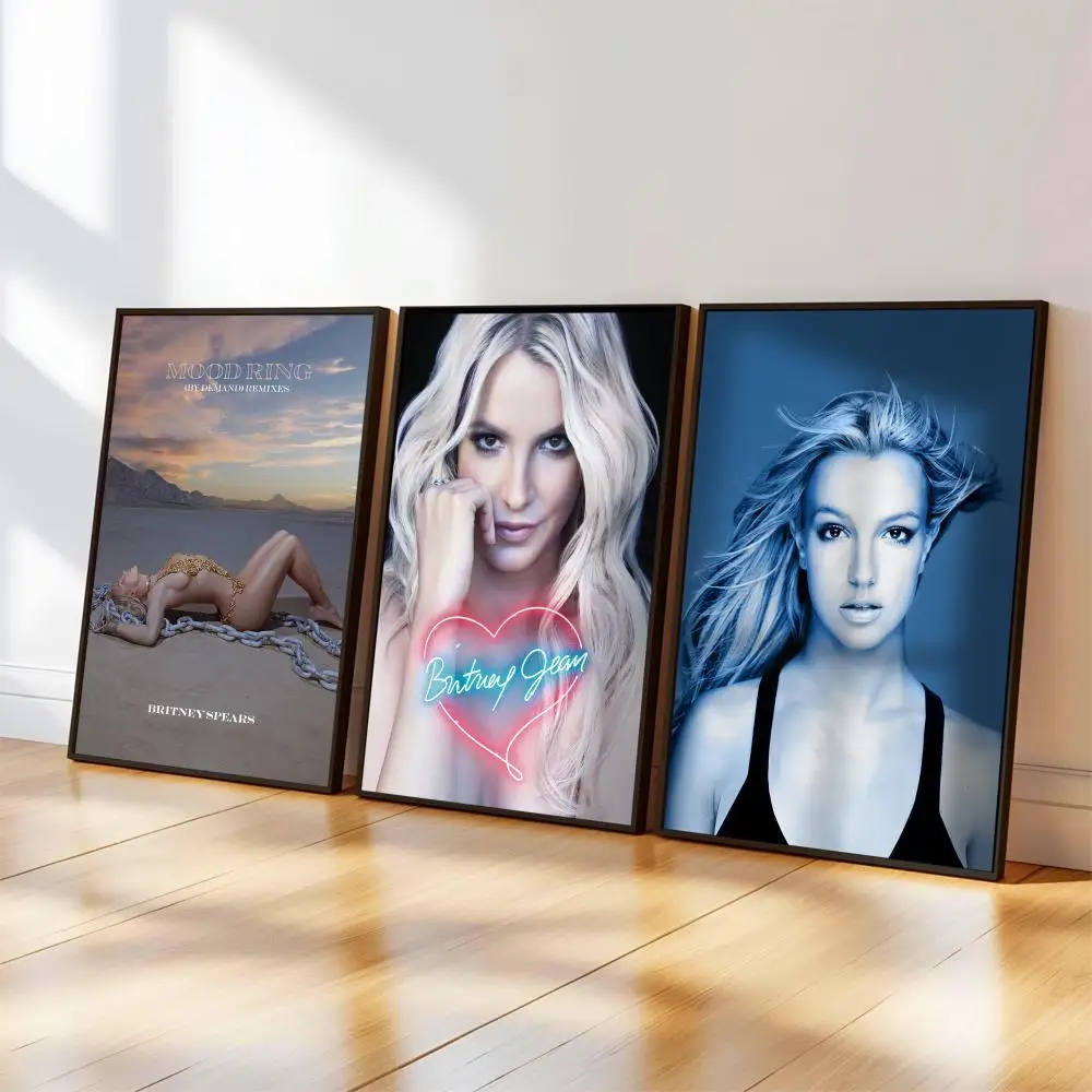 B-Britney Spears Poster, Musikalbum-Cover für Zimmer, Leinwandgemälde, Kunstdruck, Heimwanddekoration, Bild, Geschenk