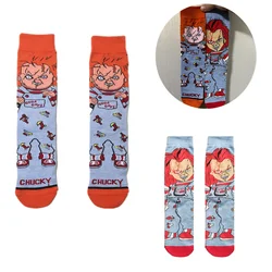 Anime Chucky Novelty Stocking Adult  Daily Wear Good Guys Cosplay Cartoon Sports Socks Christmas Festival Gift