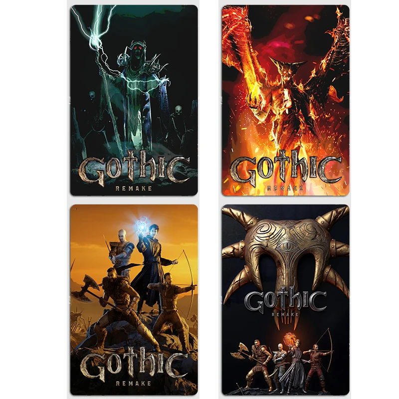 Dark Fantasy,Fiery Demon Game Art Vintage Posters Metal Sign Indoor Poster Bar Bedroom Wall Home Decor Room Decoration