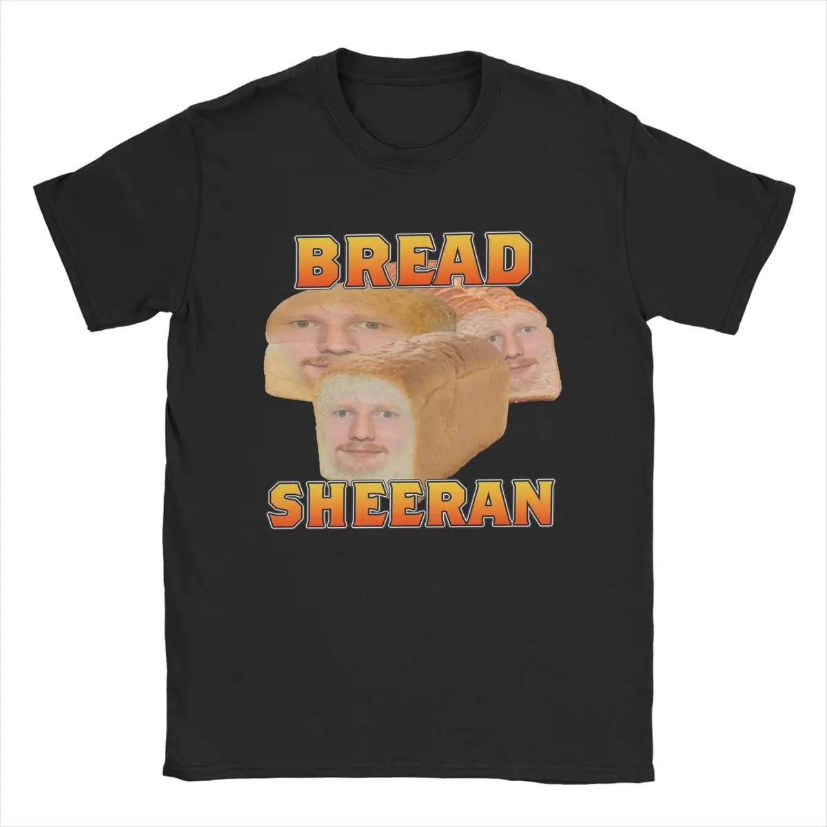 الرجال تي شيرت الخبز الصبي إد شيرانز ميمي مضحك القطن تي شيرت قصير الأكمام تي شيرت س الرقبة الملابس هدية فكرة