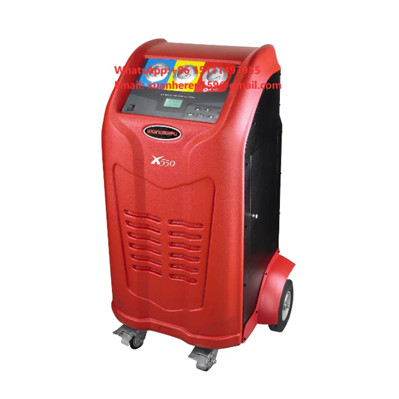 X550 Truck Gas Recovery Auto Refrigerant Recovery Machine Automotive Air Conditioning System Repairing Vehicle Tools