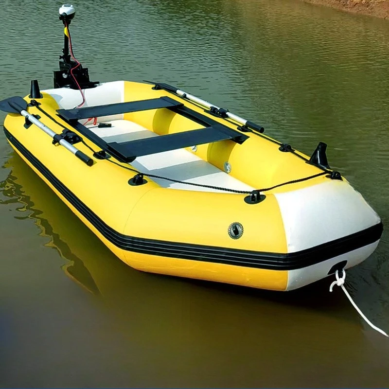 

Rubber boat, kayak, self-inflatable boat, thickened boat hard bottom standing assault boat, wear-resistant hovercraft
