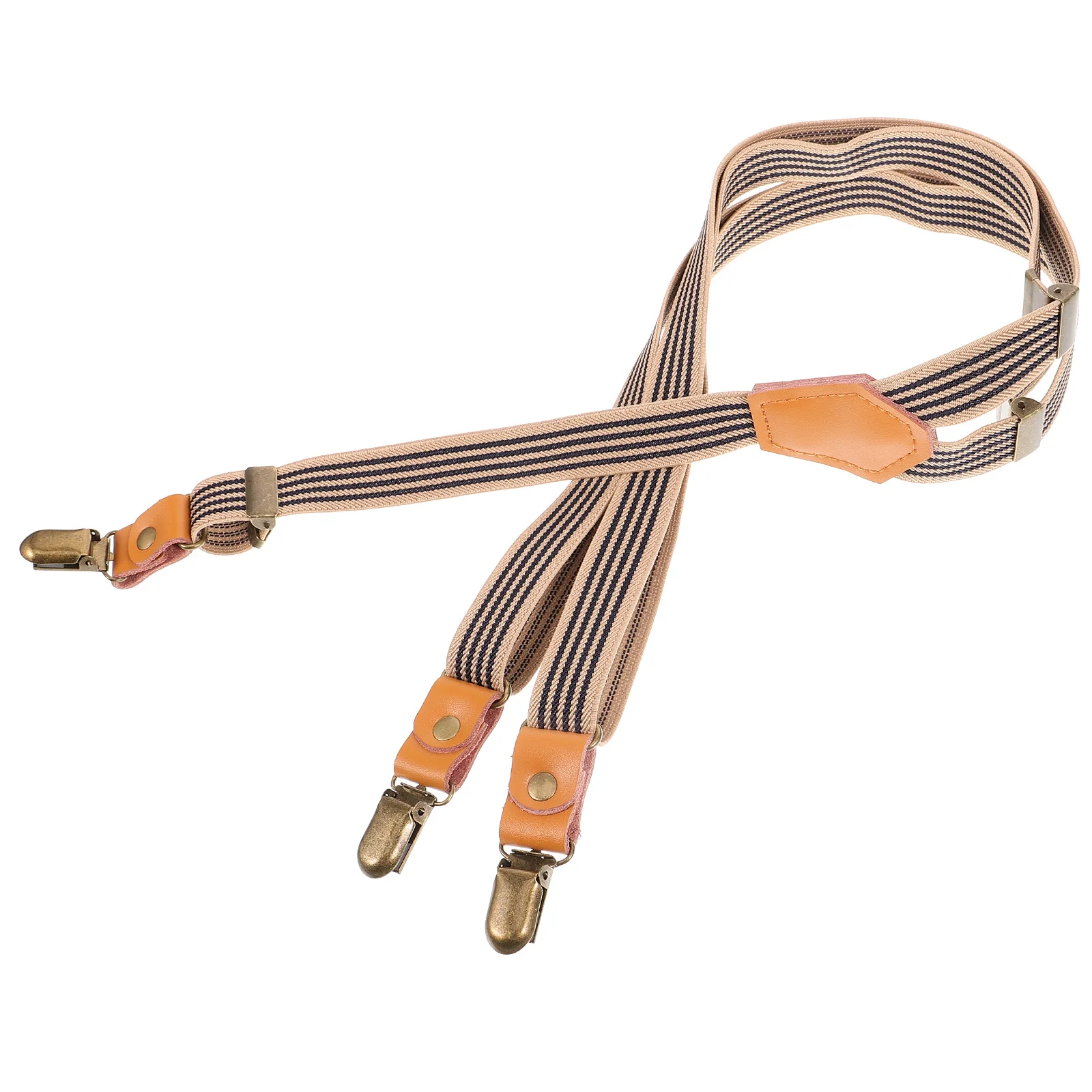 Suspensório de terno resistente, alça elástica ajustável em forma de y, suspensórios masculinos multifuncionais confortáveis para uso formal