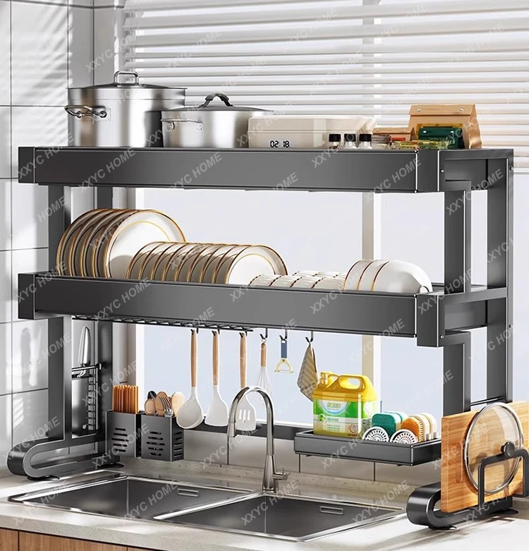 Kitchen Sink Storage Shelf Scullery Dish Rack Dish Storage Rack