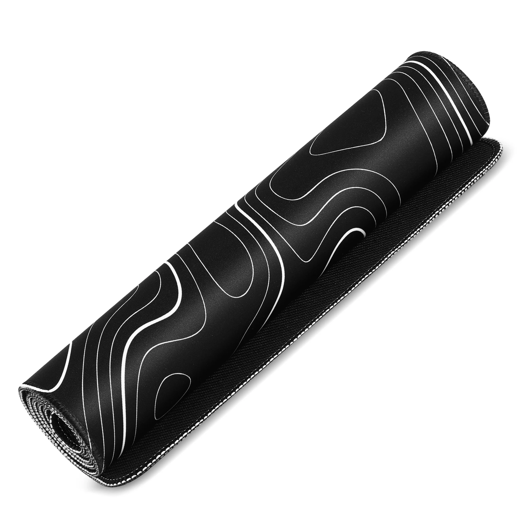 

Efficientt-Topographic Contour Extended Big Mouse Pad Computer Keyboard Mouse Mat Mousepad With 3Mm Non-Slip Base