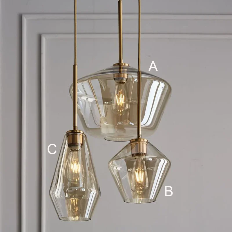 Modern Glass Pendan…