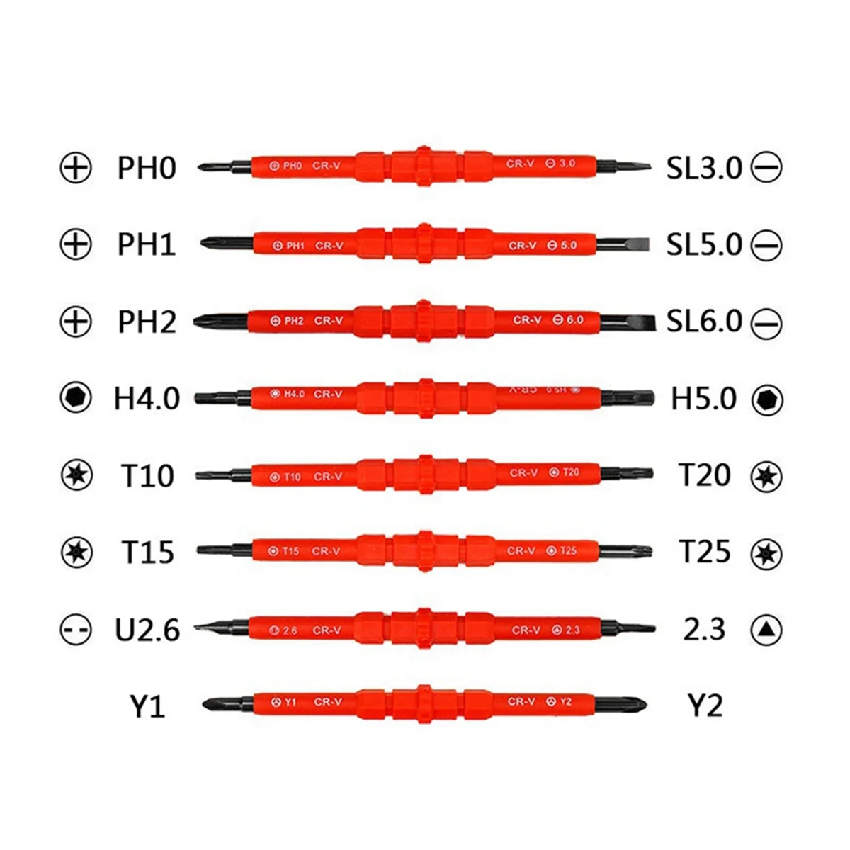 Electrical Screwdriver Set High Hardness Magnetic Home Multi-Specification Screwdriver Special-Shaped Screwdriver.