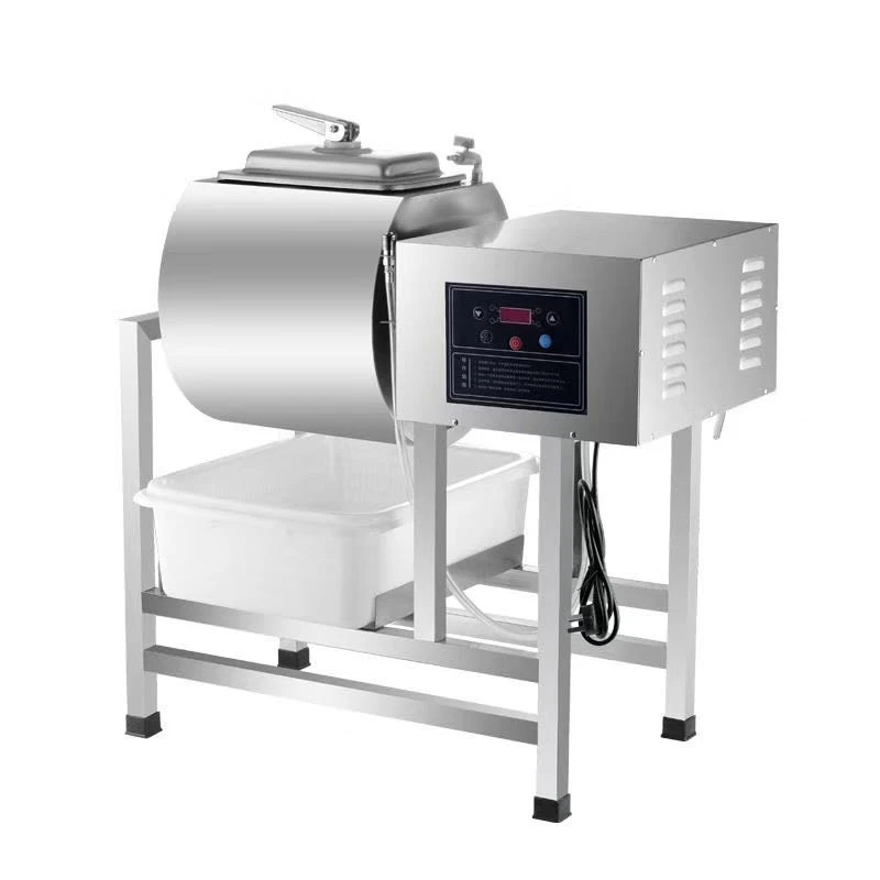 Large Capacity 50L Meat Chicken Processing Machinery Stainless Steel Electric Vacuum Tumbler Marinator