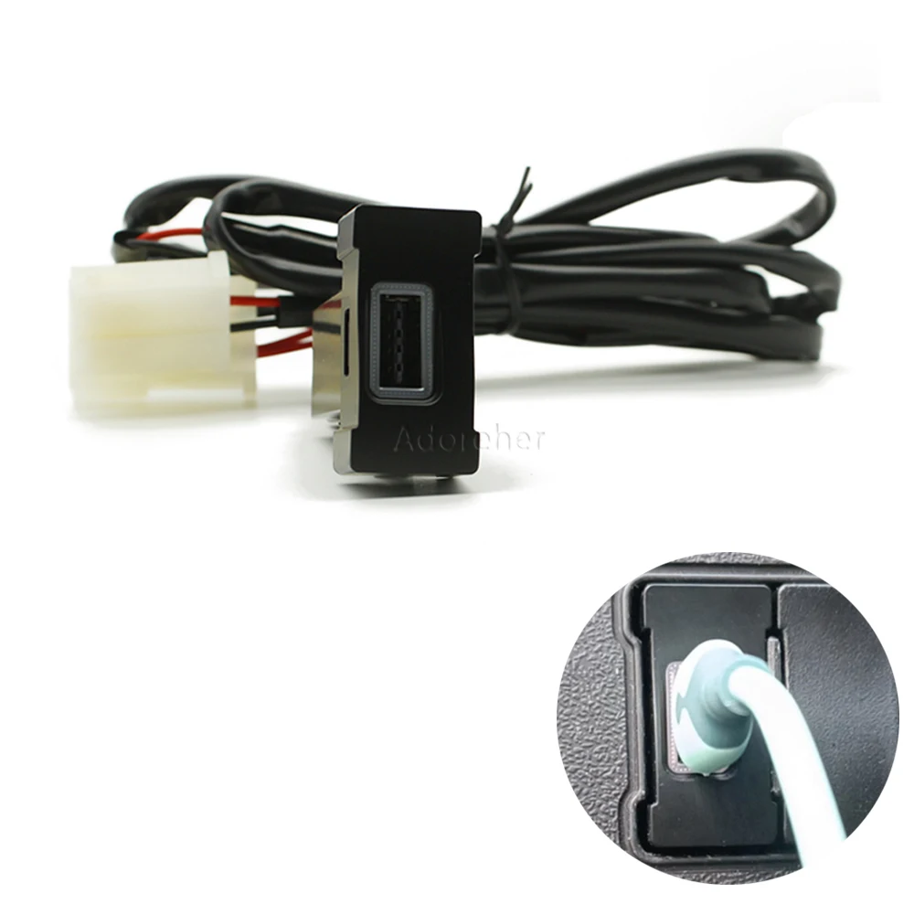 

For Iveco Accessories Car QC3.0 Rapid Charger USB Port Fast Charger phone Charging Interface Socket Adapter