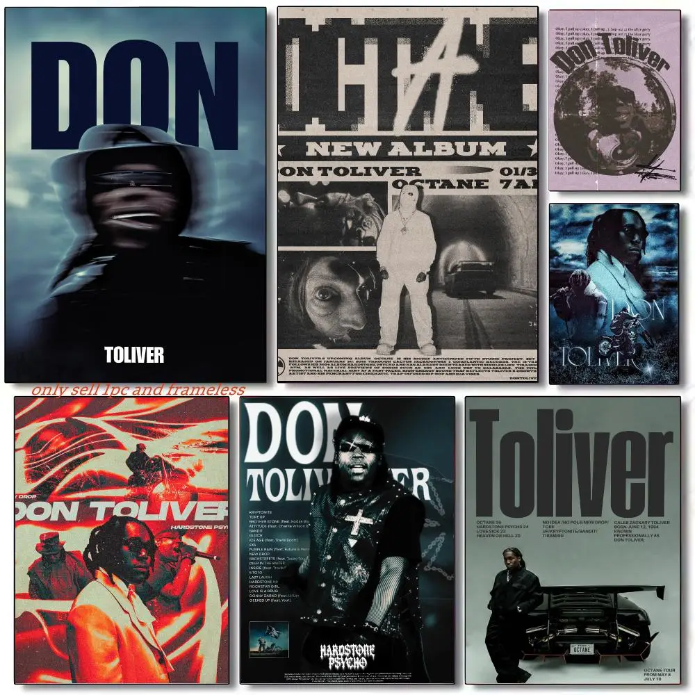 Don Toliver singer Poster HD Poster Wall Art interior Hallway Home Decoration Holiday Gifts