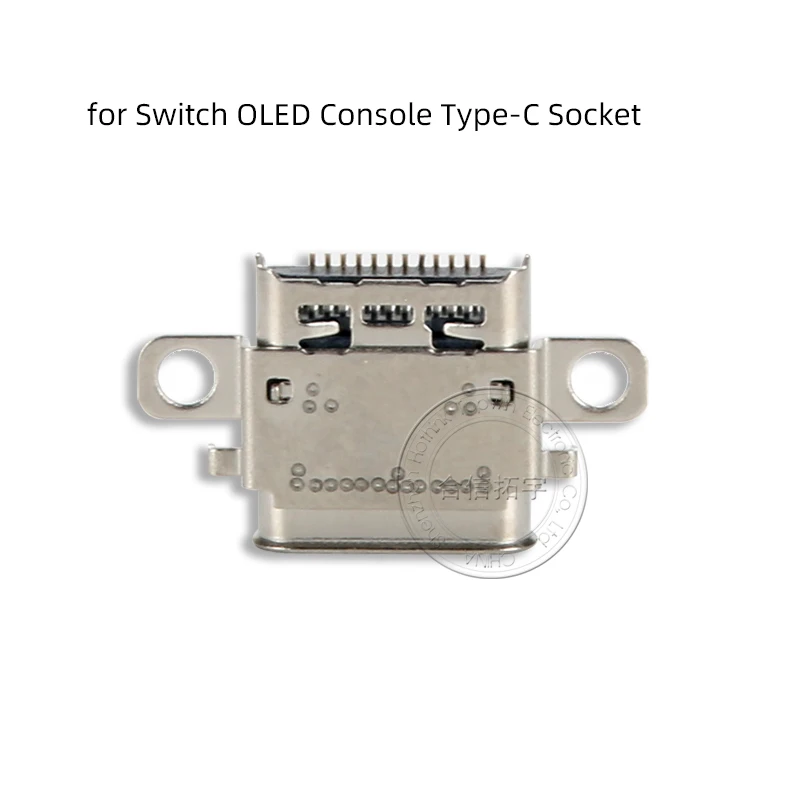Hothink 1 pces tipo c usb3.0 tomada de porta de carregamento de alta velocidade para interruptor oled console reparação parte para ns 7 machine máquina de tela
