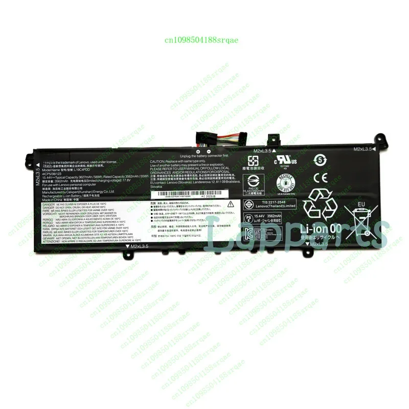 

Новый OEM-аккумулятор L19C4PDD L19M4PDD для Lenovo ThinkBook 13S G2 G3 14S ITL «% тест»