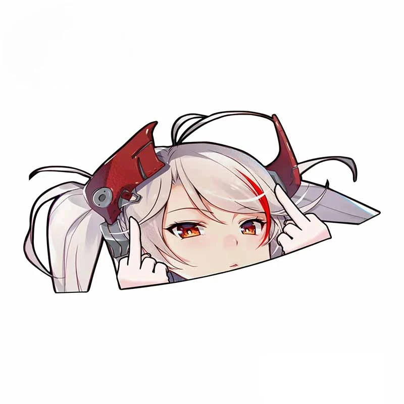 

Car Sticker Big Head Anime Vinyl Rear Windshield Trunk Waterproof Reflective Sunscreen Decal Cartoon Car Styling