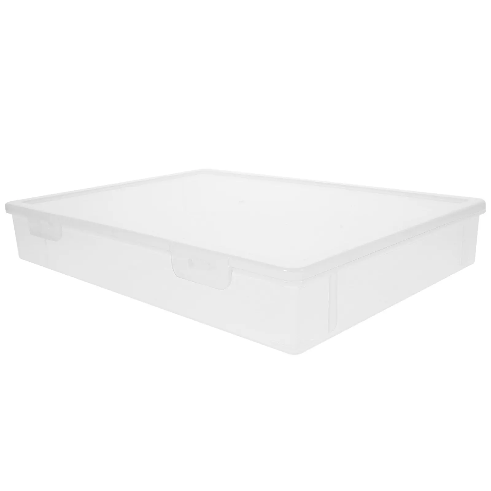 

Portable Project Case Flat Style Office Document Box Plastic File Storage Case Certificate Holder Clear File Box