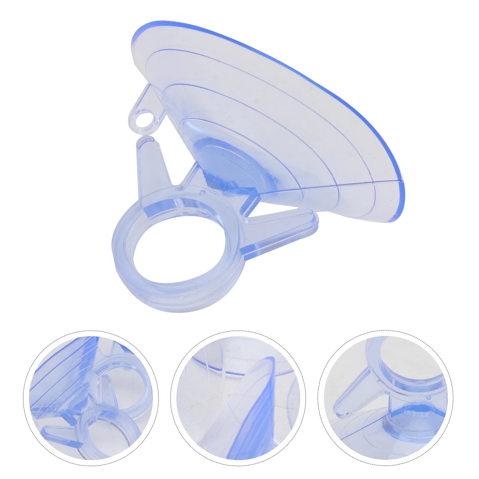 

12 PCS Pull Ring Sucker Transparent Aquarium Suction Cup Vacuum Fixed Fish Tank PVC Cups
