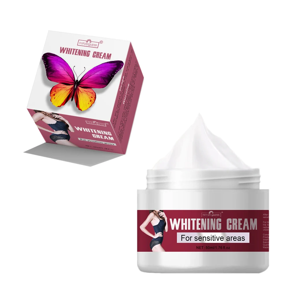 50ml White ning Gesichts körper creme für dunkle Haut Bleichen Achsel beine Knie empfindlicher Bereich Aufhellung feuchtigkeit spendende koreanische