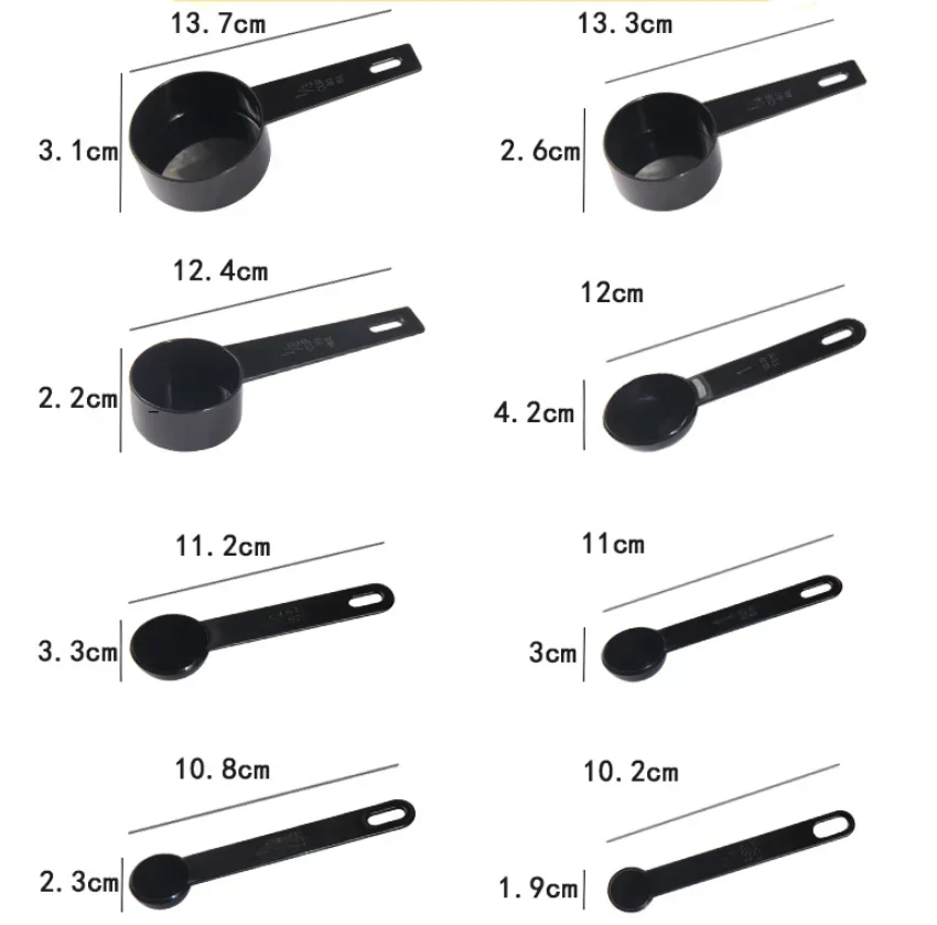 5/10pcs Measuring Tools Kitchen Measuring Spoons Teaspoon Sugar Scoop Cake Baking Flour Measuring Cups Kitchen  Spoons