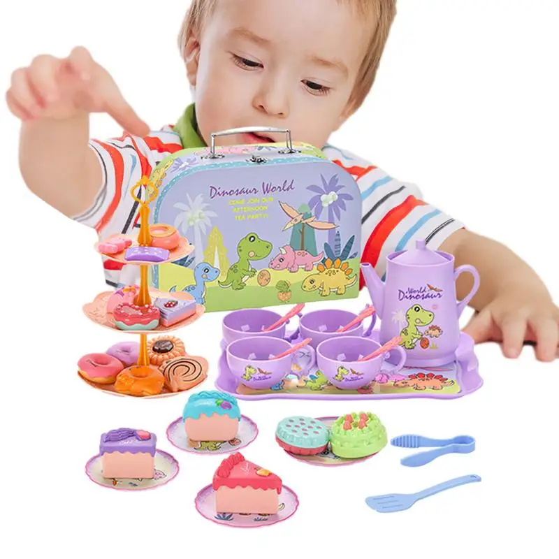 

Kids Tea Sets For Girls Princess Tea Time Toys Exquisite Kitchen Pretend Play Set Princess Fun Kitchen Accessories