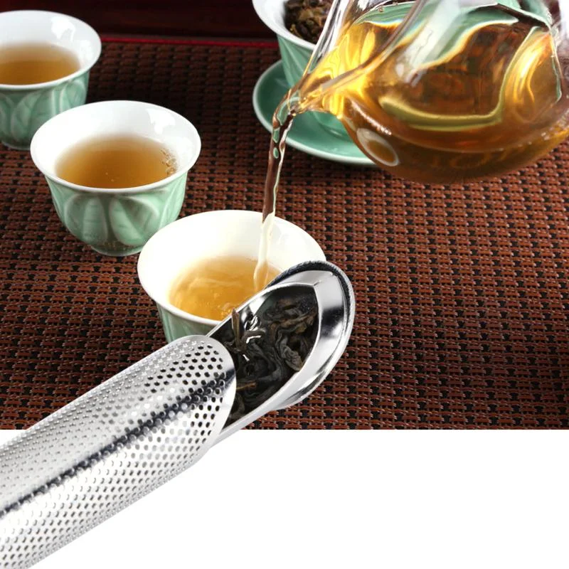 Hot Sale 304 Stainless Steel Tea Glass Hanging Pipe Tea Accessories Hanging Cup Tea Filter Kitchen Accessories Spot Wholesale