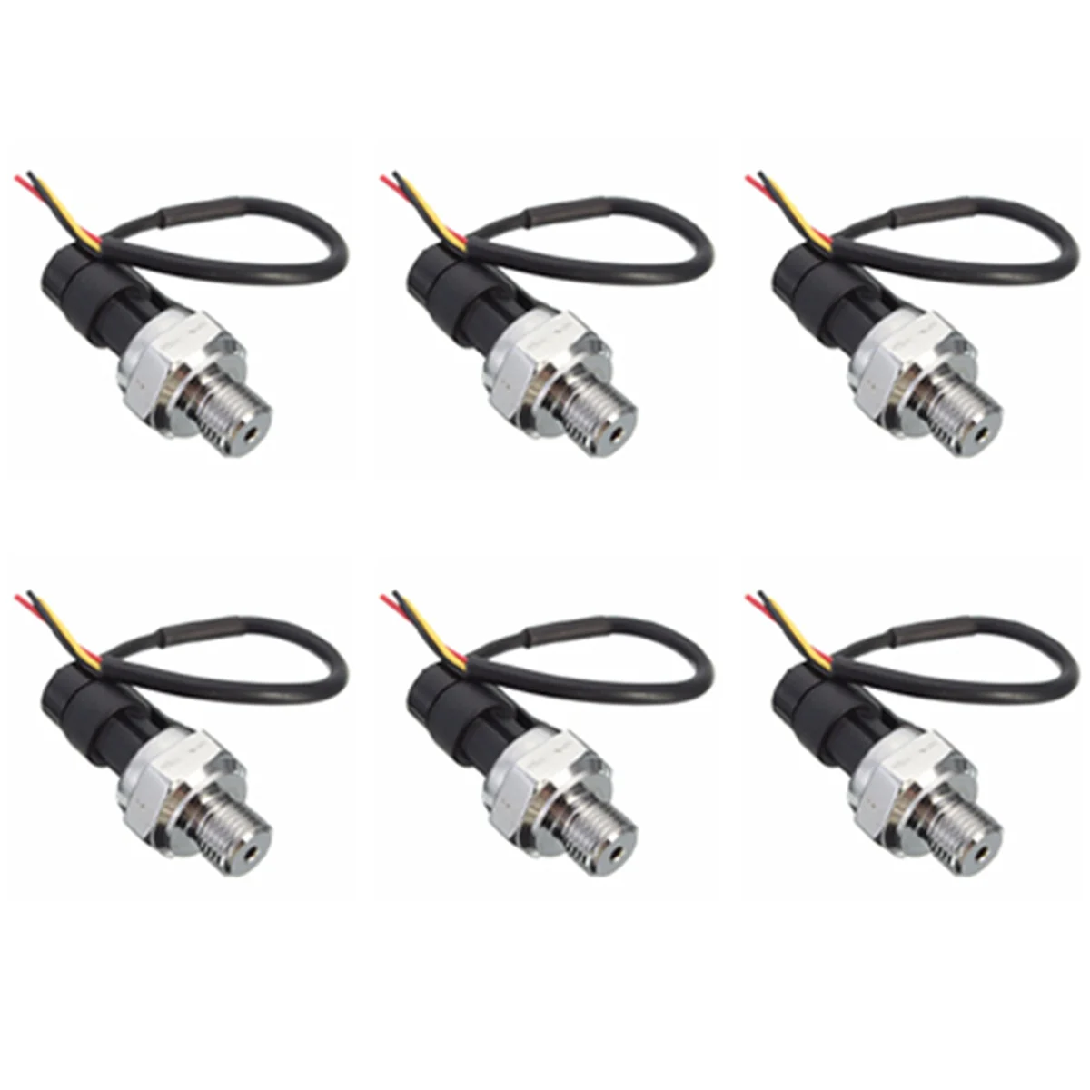 6X Pressure Transducer Sensor 5V 0-1.2Mpa Oil Fuel for Gas Water Air