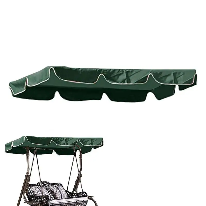 Outdoor Swing Canopy Cover Swing Chair Rain-proof Cover For SwingSeat 2/3 Seater Garden-Hammock Canopy Replacement Accessories