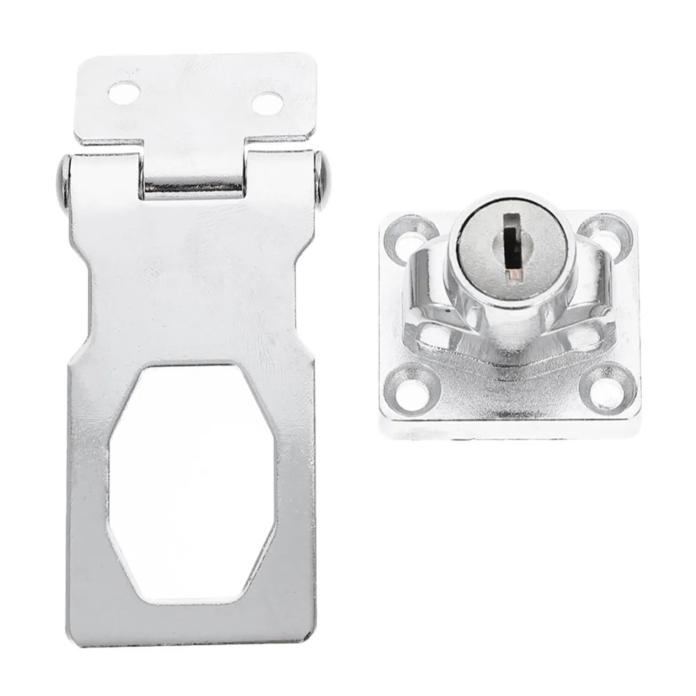 1Set Thickened Metal Cabinet Door Lock for Glass Showcases Security Lock for Retail Counters Wine Cabinets Home Storage Doors