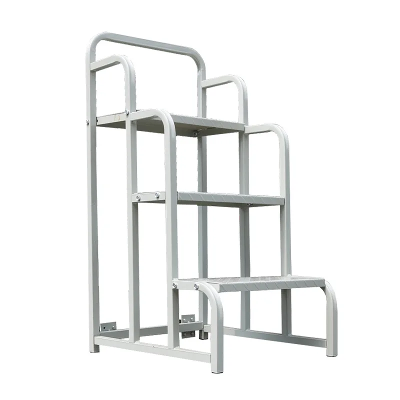 

Warehousing supermarket mobile platform ladder Work station anti-slide ladder Disassembly and assembly shelf ladder Removable