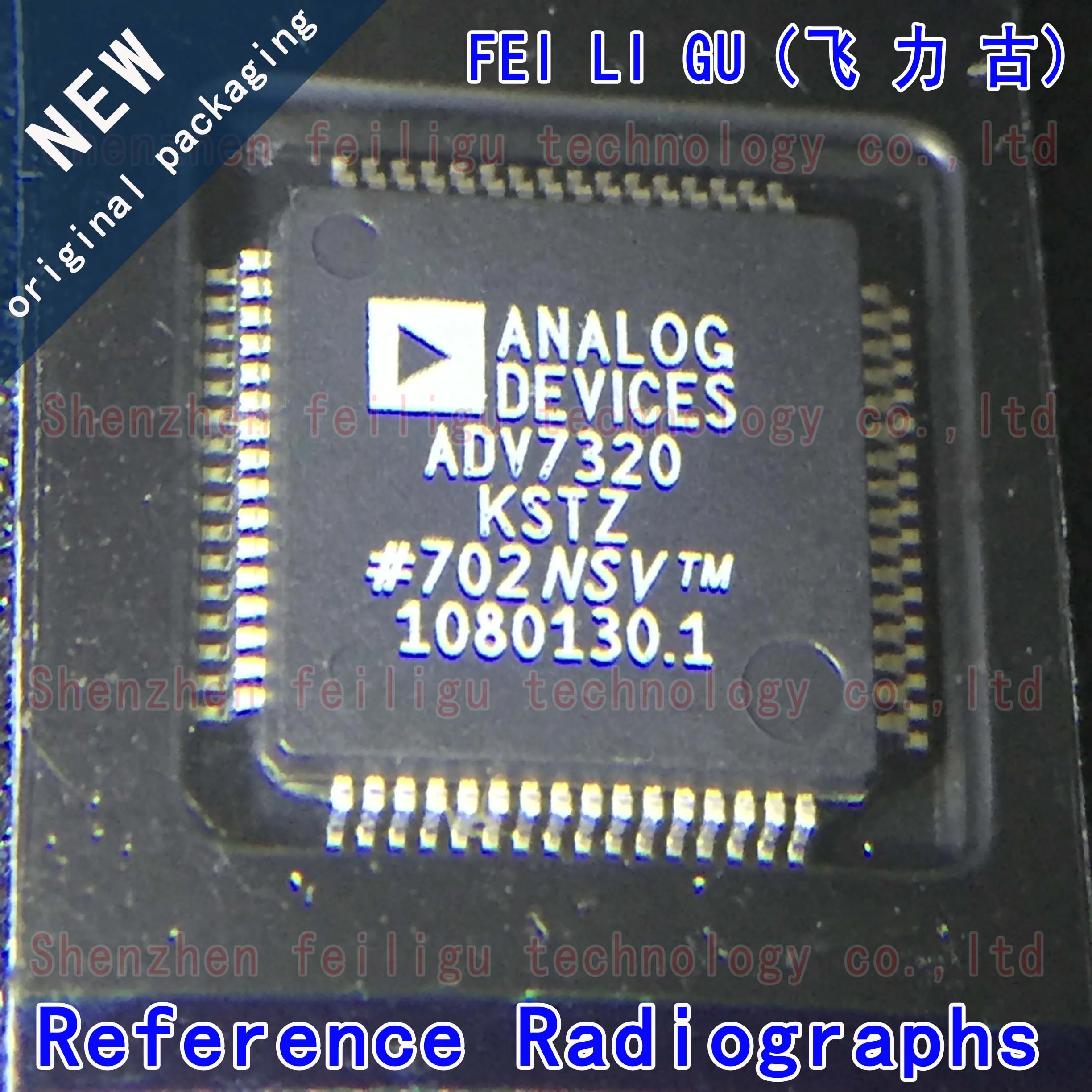 

1~30PCS 100% New Original ADV7320KSTZ ADV7320KST ADV7320 Package:QFP64 216MHz Video Encoder Chip