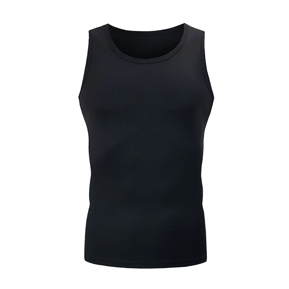 1/3 Stück Herren Four Seasons Schwarz und Weiß klassische Farbe Basic Weste Übergröße Jugend Sport und Freizeit Laufen Joker Bottoming – Detail 13