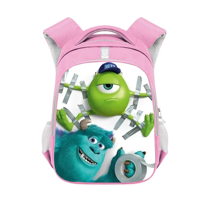 Disney Boys Girls Kids School Book Cute Bags Monsters Inc Prints Women Bagpack Teenagers Canvas Laptop Travel Backpack