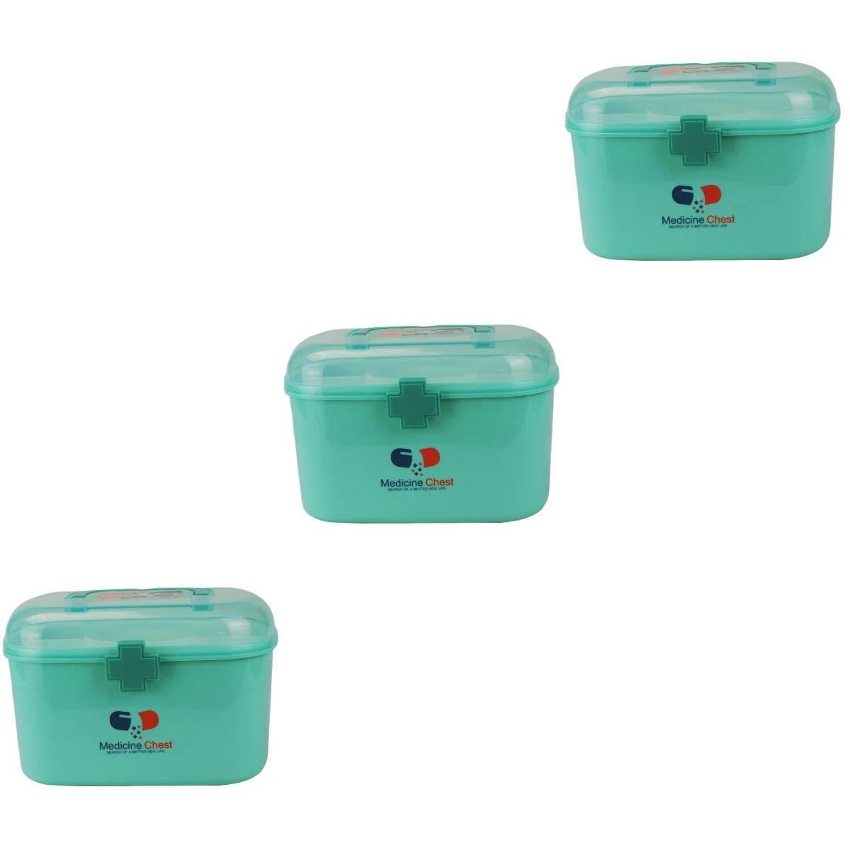 

Набор из 3 лекарственных средств, косметические контейнеры, лекарственная грудная таблетка, первая помощь