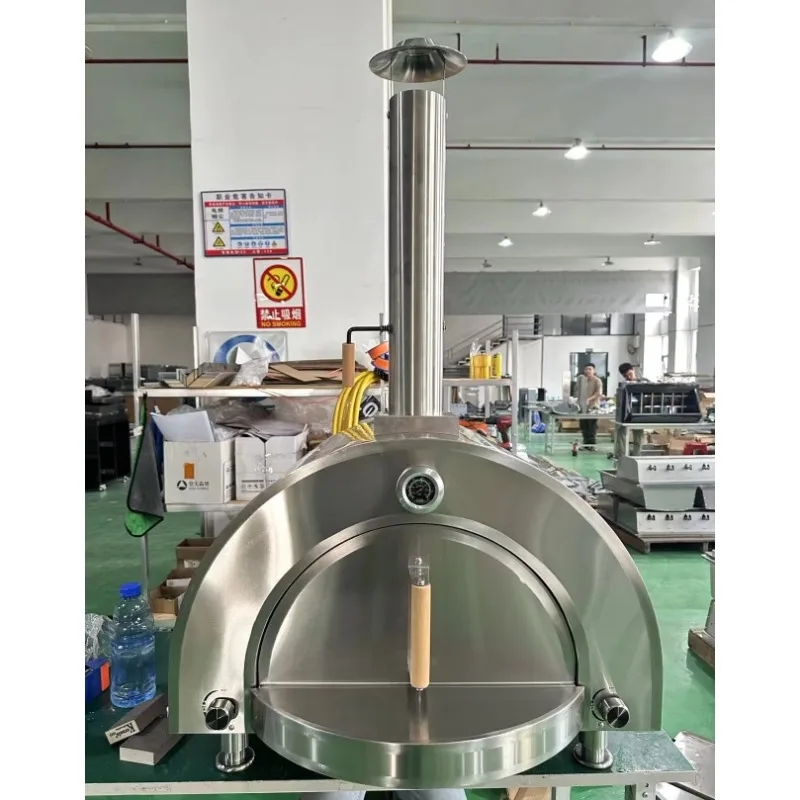 

Bread pizza, cake baking oven, stainless steel outdoor, camping small gas, pizza oven