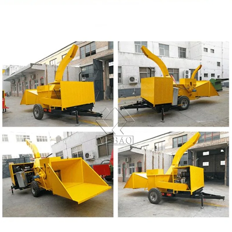 Diesel Provided Chipper Wood Shredder 6.5hp Wood Chipper Commercial Garden Shredder Atv Wood Chipper for Farm